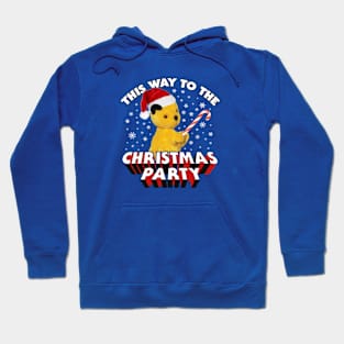 Sooty Christmas This Way To The Christmas Party Hoodie